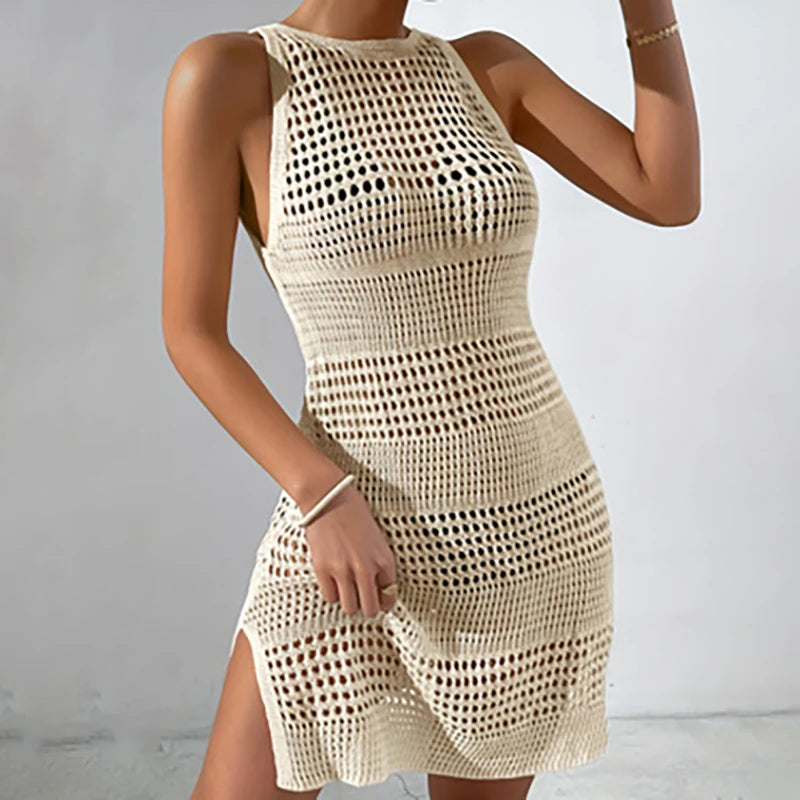 Split Backless Cover-Up