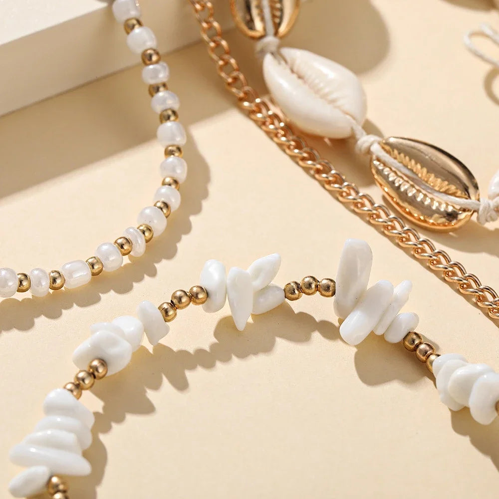 Bohemian Anklet Set