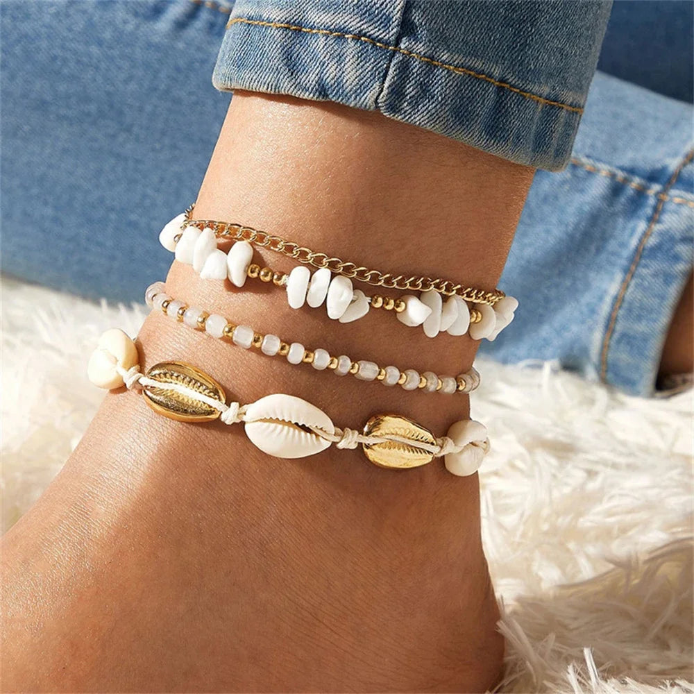 Bohemian Anklet Set