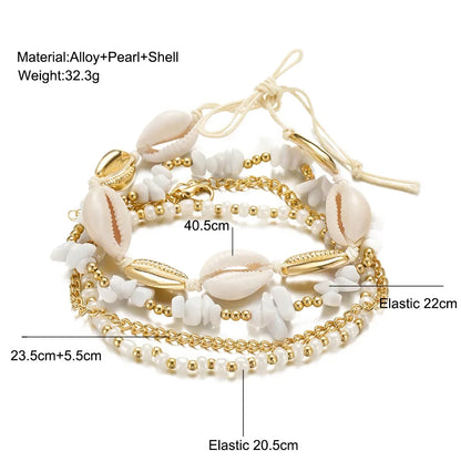 Bohemian Anklet Set